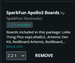 Arduino Board Manager